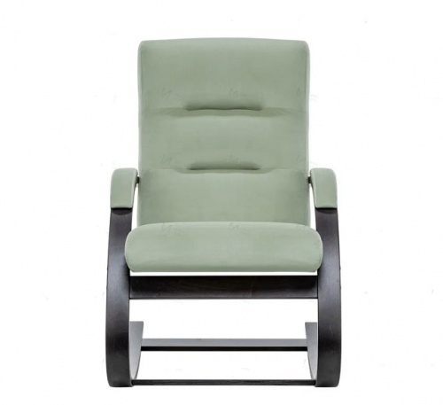 Кресло-качалка Leset Милано венге текстура Velur V14