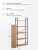 Стеллаж Leset Стилвуд 25 широкий 5 полок черный дуб крафт золотой Стеллаж Leset Стилвуд 25 широкий 5 полок черный дуб крафт золотой