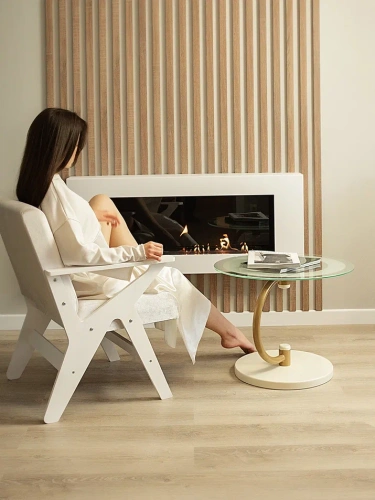 Стол журнальный Дуэт 13Н золото слоновая кость 