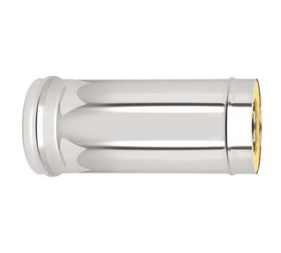 Сэндвич-труба Нерж+Нерж (AISI 430/0,5мм) д.115х200 L-0,25м