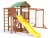 Детская спортивная площадка для дачи Савушка Мастер 4 Махагон Plus