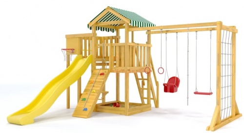 Детская спортивная площадка для дачи Савушка Мастер 4 Plus