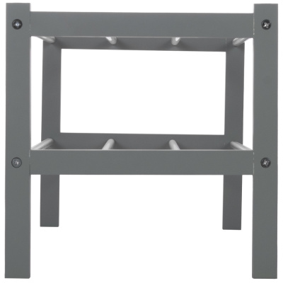 Обувница Атлас серый 