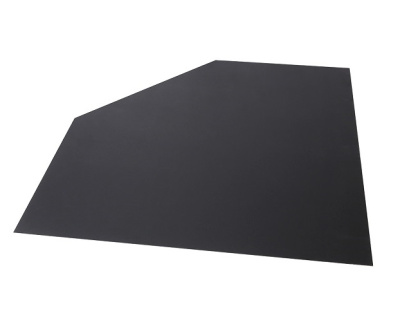 Лист напольный угловой BLACK 1000х1000х0,5мм