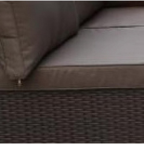 Плетеный модульный диван YR822BB-Brown Brown 