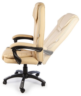 Вибромассажное кресло Calviano 1588 бежевое 