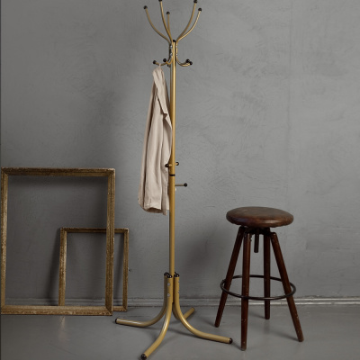 Вешалка напольная М 10 золото 