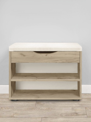 Банкетка Этна СН-122.07 дуб крафт серый 