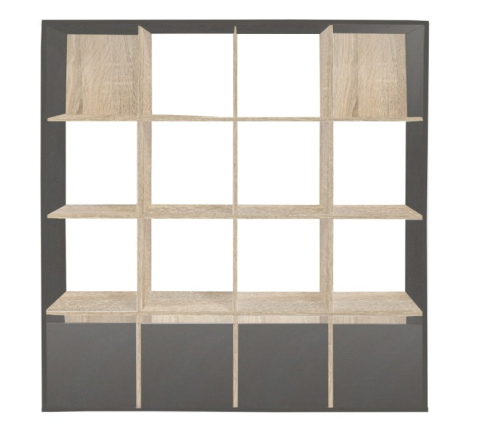 Стеллаж Куб-6 антрацит дуб сонома 