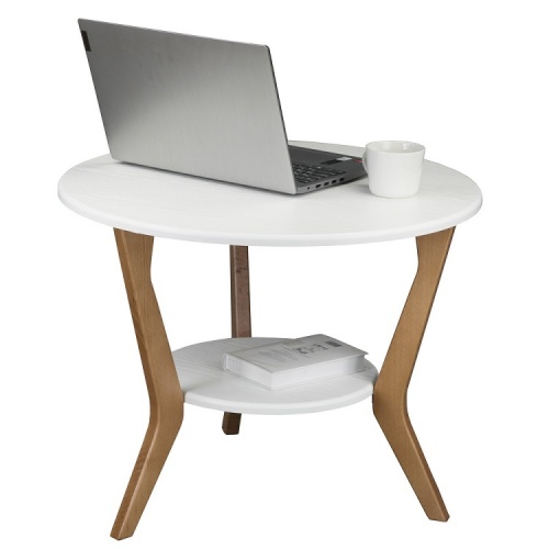 Стол журнальный BeautyStyle 13 белый бук 