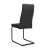 Стул OXFORD темно-серая ткань черный 