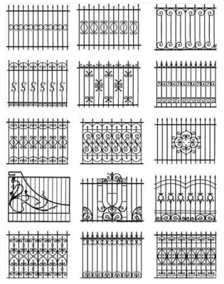 Секция забора Арт. ЗСК-30