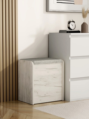 Банкетка Жасмин СН-122.12 дуб крафт белый 