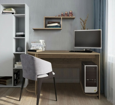 Стол компьютерный Смарт СН-110.07 дуб экспрессив бронзовый 