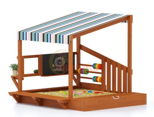 Игровой комплекс для дачи Песочный дворик Савушка-2