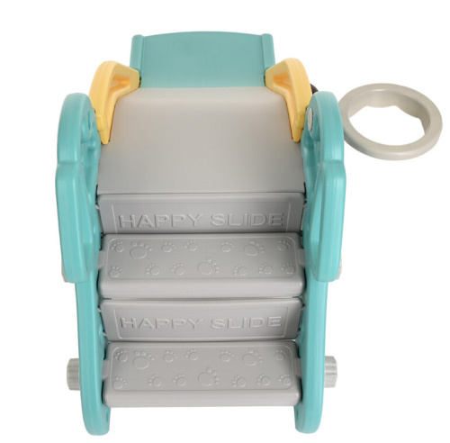 Горка-комплекс Pituso Мопсик с баскетбольным кольцом FE-HT-XG0-green