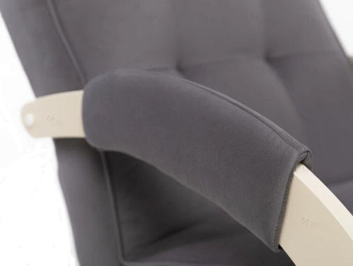 Кресло-качалка Leset Хилл слоновая кость Velur V32