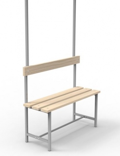 Скамья СВТ-7 с крючками полкой 