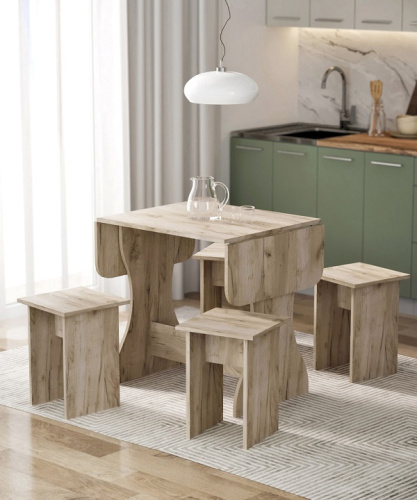 Обеденная группа Остин СН-130 дуб крафт серый 