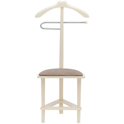 Вешалка костюмная с сиденьем В 26Н слоновая кость 