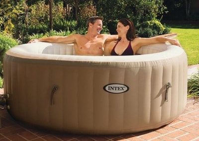 28428 СПА-бассейн Bubble Massage 165/216х71см 1098л Intex