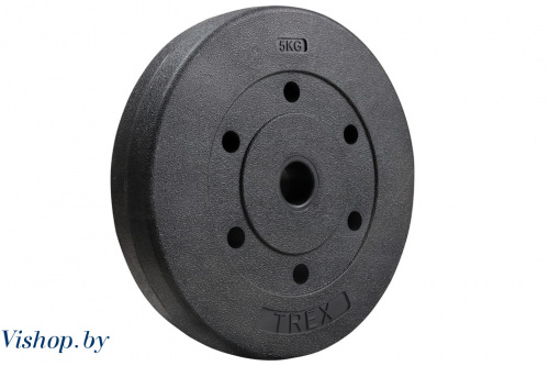 Композитный диск Trex Sport 5 кг (посад. диаметр 26 мм)