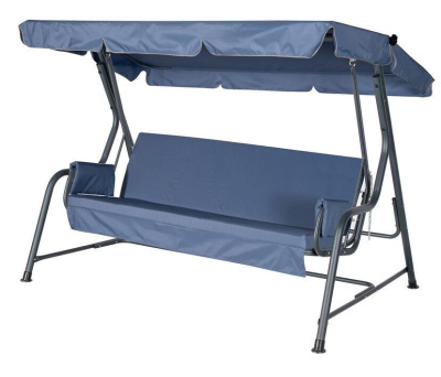 Качели садовые Альба A46A.5014 антрацит Удачная мебель