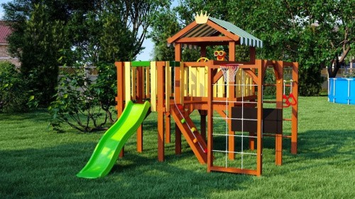 Детская спортивная площадка для дачи Савушка Baby 8 Play 
