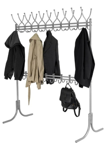 Вешалка напольная М 12М металлик 