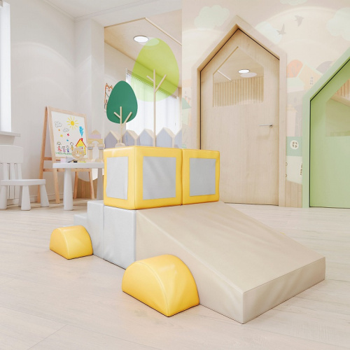 Мягкий игровой комплекс Машина Romana ДМФ-МК-10.83.01 Pastel