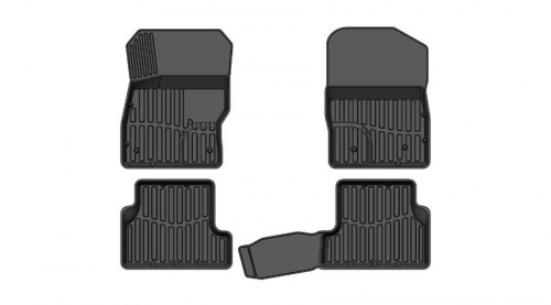 Коврики резиновые в салон 3D PREMIUM для Ford Focus III SD/HB/UN (2010-)