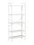 Стеллаж Leset Стилвуд 25 широкий 5 полок белый Стеллаж Leset Стилвуд 25 широкий 5 полок белый