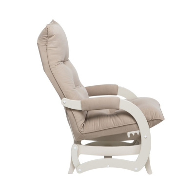 Кресло-маятник Leset Луно слоновая кость Velur V18