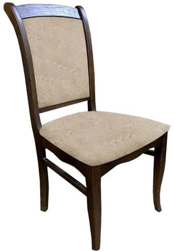 Стул МДК-265 Роми Орех Микровелюр бежевый 