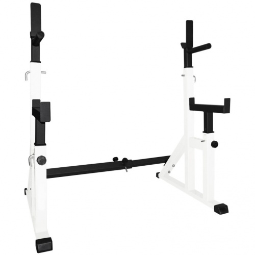 Стойка с подстраховкой Central Sport телескопическая белая