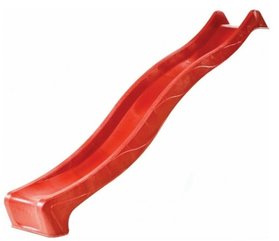 Скат для горки KBT Tsuri HDPE с подключением к воде красный