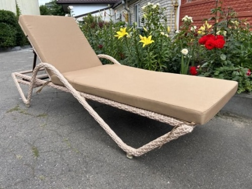 Шезлонг Relax 7035П светлый