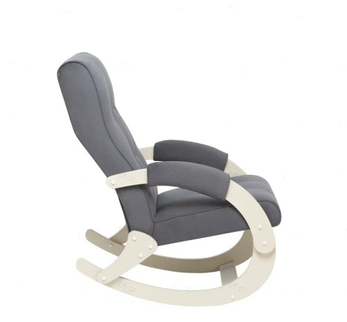 Кресло-качалка Leset Хилл слоновая кость Velur V32