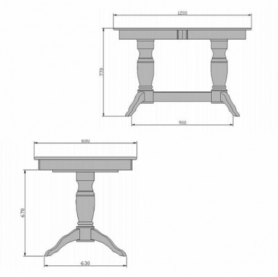 Стол Арго белый 