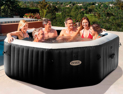 28462 СПА-бассейн Jet and Bubble Deluxe 168/218х71см Intex