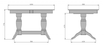 Стол Пан Dak Oak 