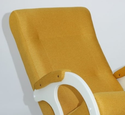 Кресло-качалка Бастион 3 арт. Bahama yellow ноги белые