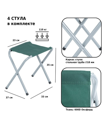 Набор мебели для пикника Green Glade M790-3