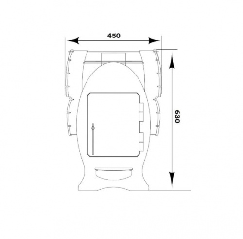 Банная печь Емеля мини Лайт 3мм