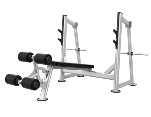 Скамья для жима штанги DHZ Fitness Olympic Decline Bench A-3041