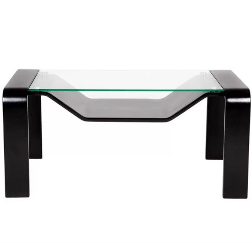 Стол журнальный Гурон 1 черный матовый 