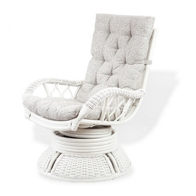 ALEXA кресло вращающееся белый 