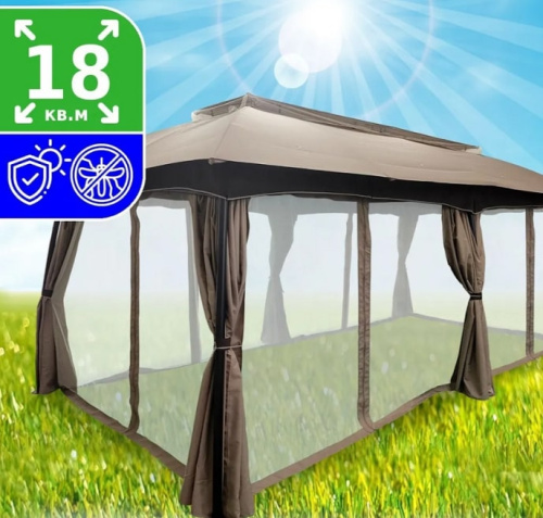 Тент садовый Green Glade 1151 3х6х2,65 м