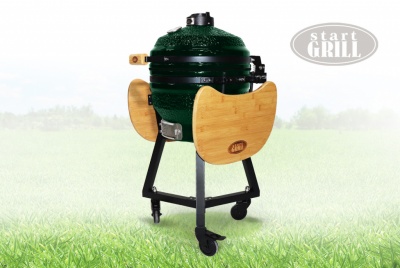 Керамический гриль Start Grill 16 зеленый