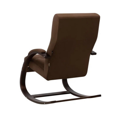 Кресло-качалка Leset Милано орех текстура Velur V23